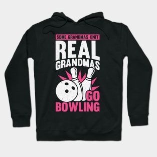Bowling Player Grandma Bowler Grandmother Gift Hoodie